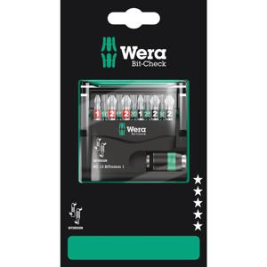 Wera Bit-Check 12 BiTorsion 1 SB 05136385001 Bitset 1/4 (6.3 mm) Incl. bithouder