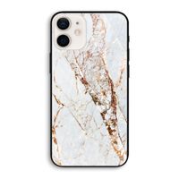 Goud marmer: iPhone 12 Biologisch afbreekbaar hoesje