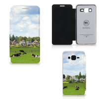 Samsung Galaxy Grand Prime Telefoonhoesje met Pasjes Koeien - thumbnail