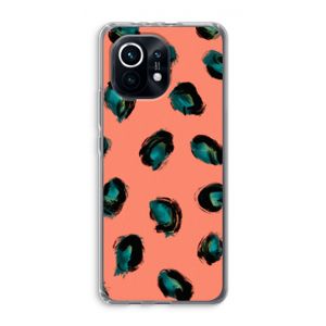 Pink Cheetah: Xiaomi Mi 11 Transparant Hoesje
