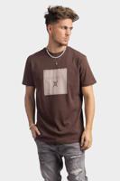Aspact Knox T-Shirt Heren Bruin - Maat S - Kleur: Bruin | Soccerfanshop