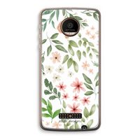 Botanical sweet flower heaven: Motorola Moto Z Force Transparant Hoesje Botanical sweet flower heaven: Motorola Moto Z Force Transparant Hoesje
