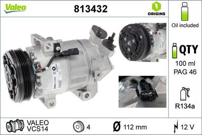 Compressor, airconditioning 813432
