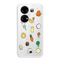 Happy bento friends: Huawei P50 Transparant Hoesje
