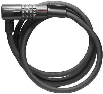 Trelock ks312 kabelslot code 110/12mm zwart