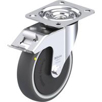 Blickle LE-PATH 125KF-FI-ELS Zwenkwiel met rem Wieldiameter: 125 mm Draagvermogen (max.): 150 kg 1 stuk(s)