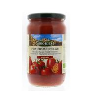 Tomaten gepeld (glas) bio