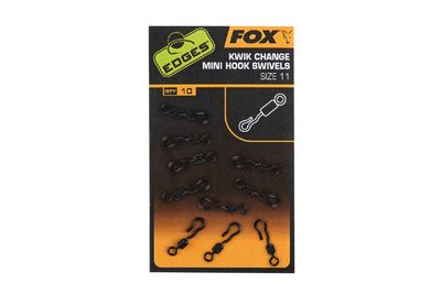 Fox Kwik Change Mini Hook Swivel Size 11