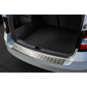RVS Bumper beschermer passend voor Skoda Fabia III Combi 2015- 'Ribs' AV235786