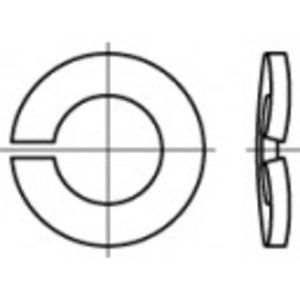 TOOLCRAFT 1060475 Veerring Binnendiameter: 27.5 mm DIN 128 RVS A4 10 stuk(s)