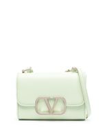 Valentino Garavani petit sac porté épaule à détail VLOGO - Vert - thumbnail