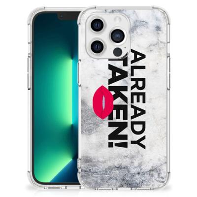 iPhone 13 Pro Max Telefoonhoesje met tekst Already Taken White iPhone 13 Pro Max Telefoonhoesje met tekst Already Taken White