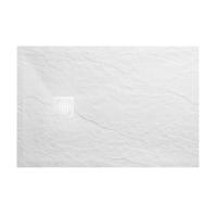 Douchebak Wiesbaden Stonea | 90x120x3 cm | Excl.Sifon | Composiet | Antislip | Mat wit