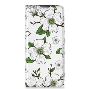 Motorola Moto E20 Smart Cover Dogwood Flowers