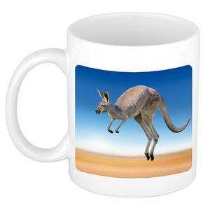 Foto mok kangoeroe mok / beker 300 ml - Cadeau kangoeroes liefhebber