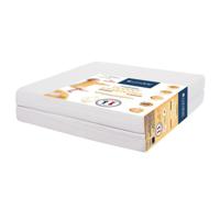 CANDIDE Ecru 2-delige opvouwbare matras - 60x120 cm
