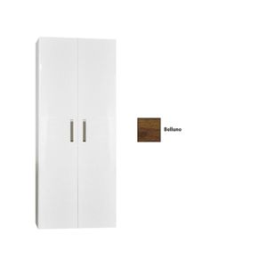 Kolomkast Dubbel Sanicare Q9/Q10/Q11 Soft-Closing Deuren Chromen Greep 160x67x32 cm Belluno