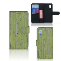 Alcatel 1B (2020) Book Style Case Green Wood - thumbnail