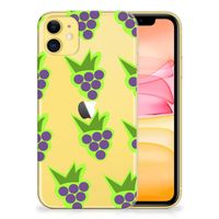 Apple iPhone 11 Siliconen Case Druiven