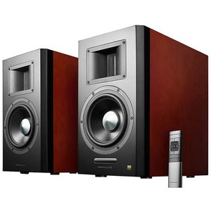 AirPulse: A300 Actieve speakers - Kersenhout