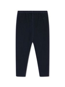 Bonpoint legging en coton à logo brodé - Bleu