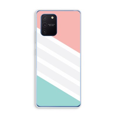 Strepen pastel: Samsung Galaxy Note 10 Lite Transparant Hoesje