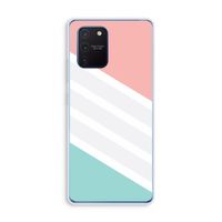 Strepen pastel: Samsung Galaxy Note 10 Lite Transparant Hoesje
