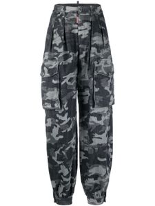 DSQUARED2 pantalon cargo à imprimé camouflage - Noir