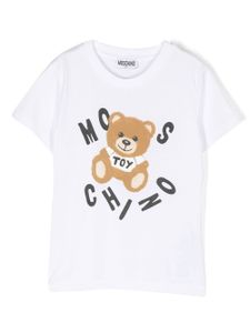 Moschino Kids t-shirt à logo Teddy Bear imprimé - Blanc