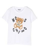 Moschino Kids t-shirt à logo Teddy Bear imprimé - Blanc