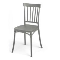 Stoel Gift Decor Grijs Polypropyleen 42 x 81,5 x 45 cm Stangen