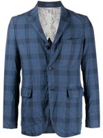 Comme des Garçons Homme Deux blazer à simple boutonnage - Bleu