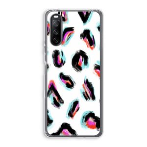 Cheetah color: Sony Xperia 10 III Transparant Hoesje