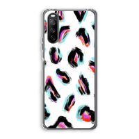 Cheetah color: Sony Xperia 10 III Transparant Hoesje