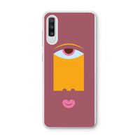 Mono V: Samsung Galaxy A70 Transparant Hoesje