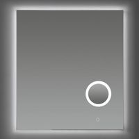 Badkamerspiegel Sanilux met Spiegelverwarming Dimbare LED-Verlichting en Make-Up Spiegel 58x80x2,5 cm - thumbnail