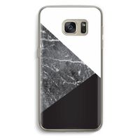 Combinatie marmer: Samsung Galaxy S7 Transparant Hoesje