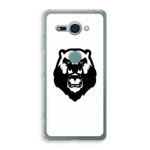 Angry Bear (white): Sony Xperia XZ2 Compact Transparant Hoesje