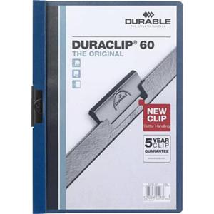 Durable Klemmap DURACLIP 60 - 2209 220907 DIN A4 Donkerblauw