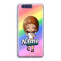 Chibi Maker vrouw: Honor 9 Transparant Hoesje