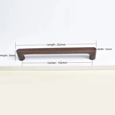 Houten Meubelknop - Beuken- of Walnoothout | Schattig Design | Inclusief Schroeven
