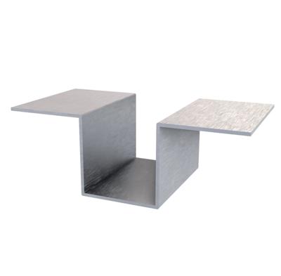 Aluminium zetwerk 2 mm - per m² Aluminium zetwerk 2 mm - per m²