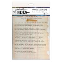 Ranger Ink Ranger • dina wakley media typed ledgers set 2 12sheets