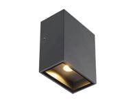 SLV Vierkante lamp Quad Down 1x4,5w - 3000K antraciet 232435