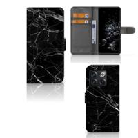 OnePlus 10T | Bookcase | Marmer Zwart - Origineel Cadeau Vader
