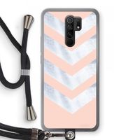 Marmeren pijlen: Xiaomi Redmi 9 Transparant Hoesje met koord