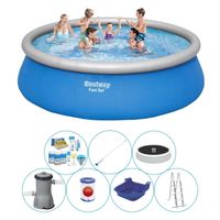 Bestway Fast Set Rond 457x122 cm - Deluxe Zwembad Deal - thumbnail