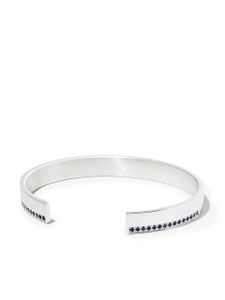 Le Gramme bracelet torque 20 g à ornements - Argent