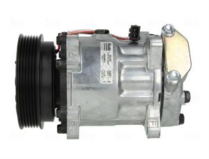 Compressor, airconditioning NISSENS, Spanning (Volt)12V, u.a. für VW