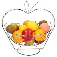 Fruitschaal/fruitmand appel hangend metaal 35 x 29 x 33 cm - thumbnail